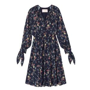 Gal Meets Glam Women's Bonnie Floral Print Blouson Dress in size 6 NWOT